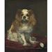 A King Charles Spaniel By Edouard Manet 1866 French Painting Oil On Linen (Bsloc_2016_5_99) Poster Print (18 x 24)