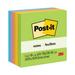 Post-it Notes Original Pads in Floral Fantasy Collection Colors 3 x 3 100 Sheets/Pad 5 Pads/Pack