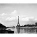 1950s-1960s Eiffel Tower Along River Seine Paris France Poster Print By Vintage Collection (32 X 36)