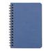 Clairefontaine Basic Wirebound Notebook - Ruled 50 sheets - 3 1/2 x 5 1/2 - Blue