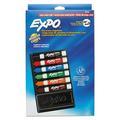 Low-Odor Dry Erase Marker And Organizer Kit Broad Chisel Tip Assorted Colors 6/set | Bundle of 10 Sets