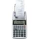 Canon P1DHV3 Compact Printing Calculator - Sign Change Built-in Memory Item Count Clock Calendar - 12 Digits - 1.6 x 3.9 x 7.7 - Sliver - 1 Each | Bundle of 10 Each