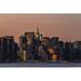 Posterazzi Midtown Manhattan Skyline At Sunset - New York City United States of America Poster Print by F. M. Kearney - 38 x 24 - Large