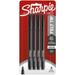 SharpieÂ® Fine-Point Pens Fine Point 0.8 mm Black Barrels Black Ink Pack Of 4