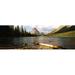 Driftwood in a lake Two Medicine Lake US Glacier National Park Montana USA Poster Print (36 x 12)