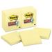 Post-It Notes Super Sticky Canary Yellow Note Pads 3 X 3 90-Sheet 12-Pack
