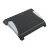 Safco RestEase Adjustable Footrest Non-skid Adjustable Tilt Angle - 5 Adjustment - 15.5 x 14.8 x 5 - Black Silver