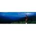 Panoramic Images Bagpiper Scottish Highlands Scotland Poster Print by Panoramic Images - 36 x 12
