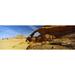 Natural arch Eye of the Eagle Arch Wadi Rum Jordan Poster Print (36 x 12)