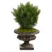 Nearly Natural 30 Cedar Artificial Tree in Iron Colored Urn (Indoor/Outdoor)