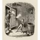 Posterazzi The Burglary. From the Book the Adventures of Oliver Twist by Charles Dickens Poster Print - 13 x 15