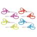 Stanley 5-inch Blunt Tip Guppy Kids Classroom Scissors 8-Pack Assorted Colors