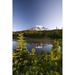 Lake And Mount Rainier Mount Rainier National Park Washington State Usa Poster Print