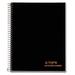 TOPS-1PK JEN Action Planner 1 Subject Narrow Rule Black Cover 8.5 x 6.75 84 Sheets