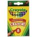 Crayola Classic Color Crayons Peggable Retail Pack Peggable Retail Pack 8 Colors (2)