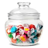 Modern Innovations 40 oz Candy & Cookie Jar with Lid Premium Acrylic Clear Apothecary Jar Wedding & Home DÃ©cor Centerpiece Cookie Candy Buffet Decorative Kitchen