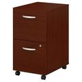 Series C 2 Drawer Mobile File Cabinet in Mahogany - Engineered