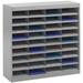 Safco E-Z Stor Grey Mail Organizer - 36 Letter Size Compartments