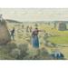 Pissaro Hay Harvest 1887 NThe Hay Harvest ragny Oil On Canvas Camille Pissarro 1887 Poster Print by Granger Collection
