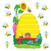 Trend Busy Bees Job Chart Bulletin Board Set 36 (Bee Beehive) Shape - Multicolor - 1 Set