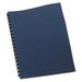 GBC Binding Presentation Covers 8.5 Height x 11 Width - For Letter 8 1/2 x 11 Sheet - Square - Navy - Paper - 200 / Box