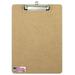 OfficeMate Recycled Wood Clipboard Letter Size Low Profile Clip 9 x 12.5 Inches (83219)
