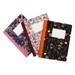 Pukka Pad Bloom Composition Notebooks 7.5 x 9.7 College Ruled 70 Sheets Assorted Colors 3/Pack