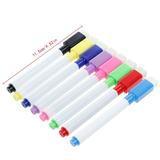 ZPAQI Whiteboard Pen 5pcs/set Erasable Dry White Board Markers Black Ink Supplies for Home Classroom Office Mark Pens Supply