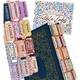 Bible Tabs - Soul Nourishing Book Summaries - 66 Peel-and-Stick SilkTouch Laminated Bible Tabs Large Print | Bible Tabs for Women Bible Tabs for Study Bible Bible Book Tabs Bible Index Tabs