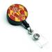 Carolines Treasures 8499BR Peppers Fleur De Lis Retractable Badge Reel