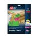 High-Visibility Permanent Laser Id Labels 2 X 4 Asst. Neon 150/pack | Bundle of 2 Packs