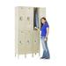Nexel Industries ID186KDTN Ready to Assemble Double Tier & 6 Door Locker- Tan - 12 x 18 x 36 in.