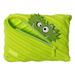 ZIPIT Monster Large Pencil Case Holds up to 60 Pens Made of One Long Zipper! (Lime)