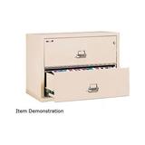 FireKing 23822CPA 2-Draw Lateral File 37-1/2w x 22-1/8d UL Listed 350Â° Ltr/Legal Parchment