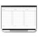 Quartet QRT Dry Erase Wall Calendar System 3 Month 4 ft. x 3 ft. Graphite Frame