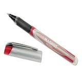 New AbilityOne 7520015877781 SKILCRAFT Liquid Magnus Roller Ball Pen Stick Fine 0.7 mm Red Ink Red/Clear Barrel 4/Pack