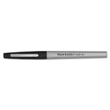 Flair Felt Tip Porous Point Pen Stick Extra-Fine 0.4 Mm Black Ink Black Barrel Dozen | Bundle of 2 Dozen