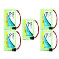 5x Pack - UpStart Battery Uniden DCT-6485-2 Battery - Replacement for Uniden Cordless Phone Battery (800mAh 3.6V NI-MH)