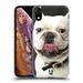 Head Case Designs Funny Animals Tongue Out Bulldog Soft Gel Case Compatible with Apple iPhone XR