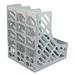 Xyer 1 Pcs 3 Sections Magazine File Stand Holder Home Office Document Storage Desk Organizer