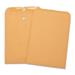 Business Source Heavy-duty Clasp Envelopes Clasp - 8 3/4 Width x 11 1/2 Length - 28 lb - Clasp - Kraft - 100 / Box - Brown Kraft