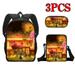 3Pcs/Set Cute Encanto School Backpack for Kids Girls The New Movie Bag Shoulder Pencil Box Set Christmas Gift (#2)