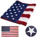 Weatherproof Outdoor American Flag 3x5 Ft Embroidered Stars and Sewn Stripes Heavy Duty Us Flag Fade Resistant