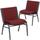 Flash Furniture Divine Multipurpose Big &amp; Tall 1000 lb. Rated Stacking Guest Chairs for Business or Home Use in Red | Wayfair 2-XU-60555-BY-GG