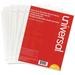 Universal UNV21129 Top-Load Heavy Gauge Non-Glare Poly Sheet Protectors - Clear (50/Pack)