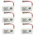 Kastar 6-Pack BT-1021 Battery Replacement for Uniden BT-1008 BT-1016 BT-1019 BT-1021 BT-1025 Toshiba DECT 2060 DECT 2080 Energizer ER-P152 ERP152 Empire CPH-515B CPH515B Sanyo CAS-D6325 CASD6325