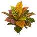 Nearly Natural 17 Garden Croton Artificial Plant Real Touch (Set of 6) Multicolor