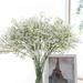 AMAZING FASHION Baby Breath Gypsophila Artificial Flowers Bouquets Fake Real Touch Flowers for Wedding Party Decoration DIY Home Decor - White