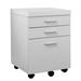 Atlin Designs 3 Drawer File Cabinet in White