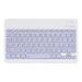 Anself 10-inch Wireless Bluetooth Keyboard Colorful Rechargeable Bluetooth Keyboard for Laptop Desktop PC Tablet